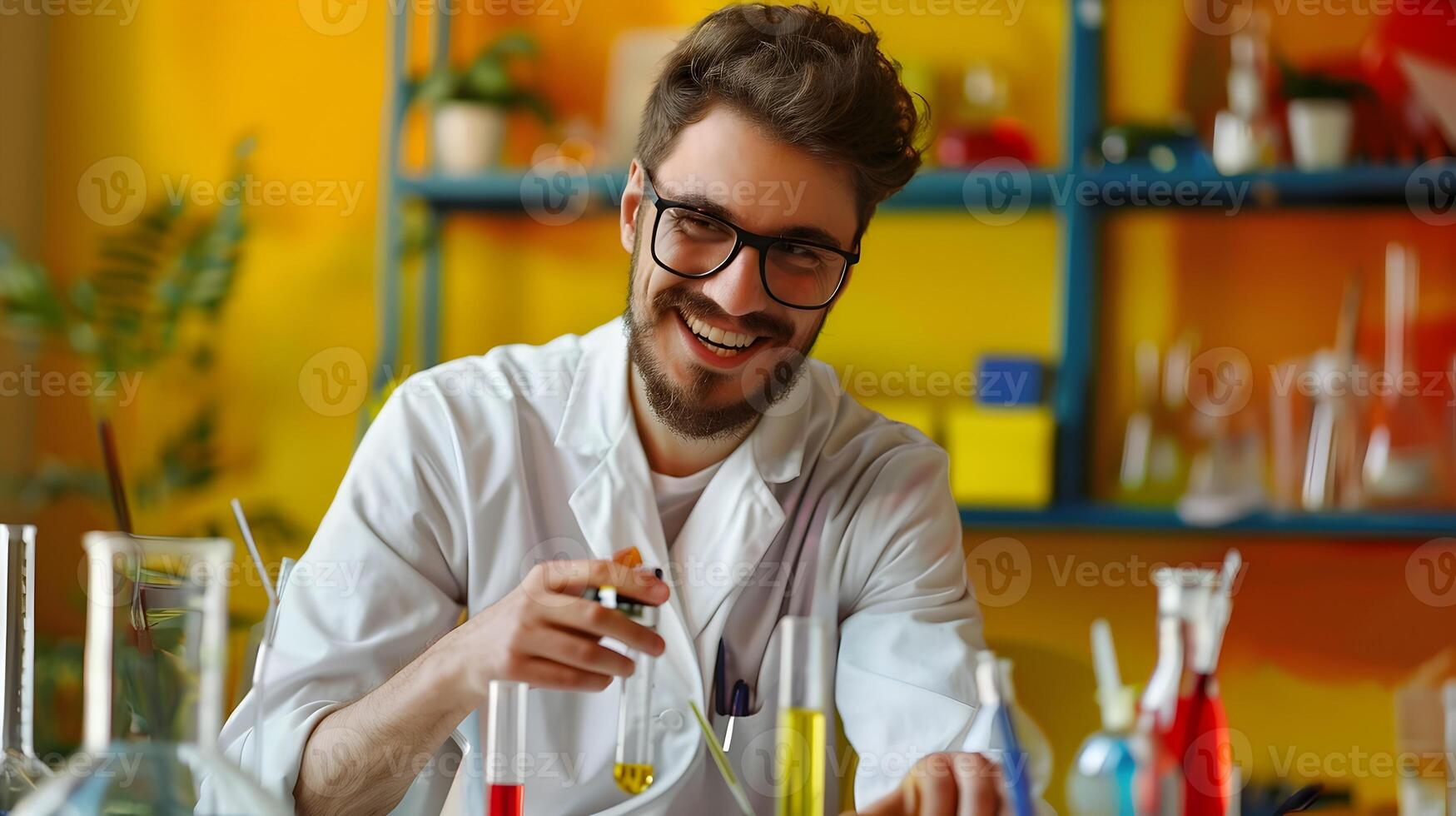 Young Physicists Joyful Journey Discovering Innovative Solutions Through Intense Research photo