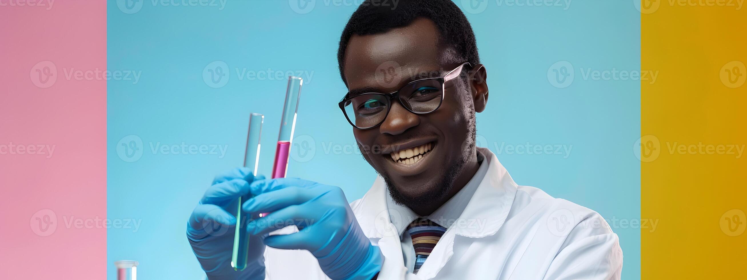 Young Molecular Scientists Joyous A Glimpse into the Colorful World of Scientific Discovery photo