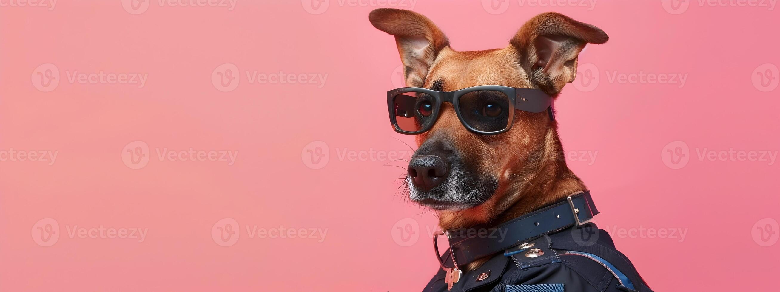 Joyful Young Animal Control Officer Dedicated to the Welfare of Furry Friends in a Vibrant Field Setting photo