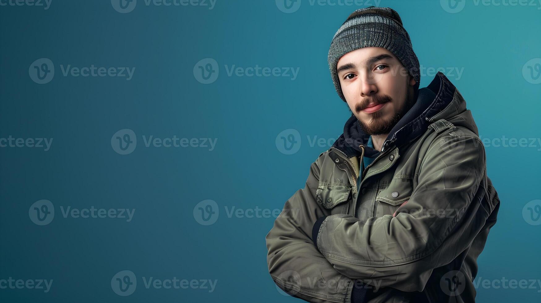 Hope and Joy in Humanitarian Service A Portrait of a Dedicated Young Homeless Shelter Worker photo