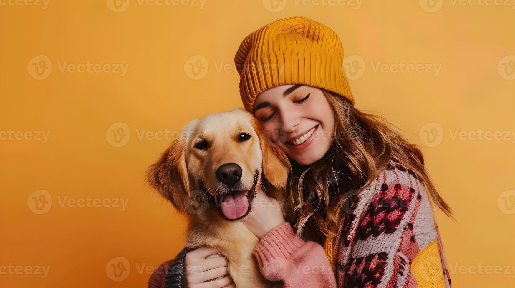 Joyful Young Professional Excelling as a Dog Walker and Pet Sitter in Vibrant Natural Surroundings photo