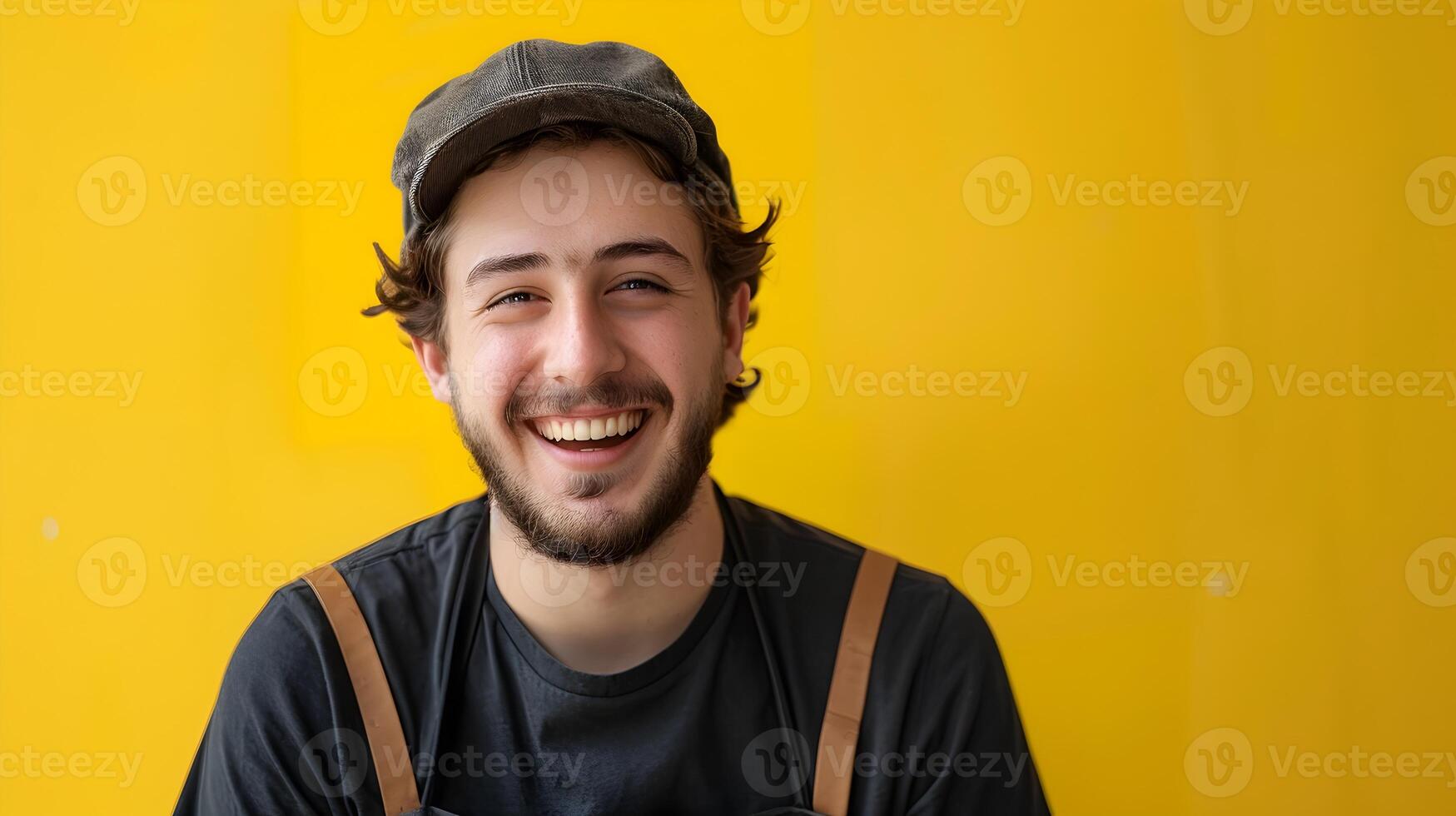 Vibrant Church Volunteer Devoted to Community Service with Joy and Enthusiasm photo