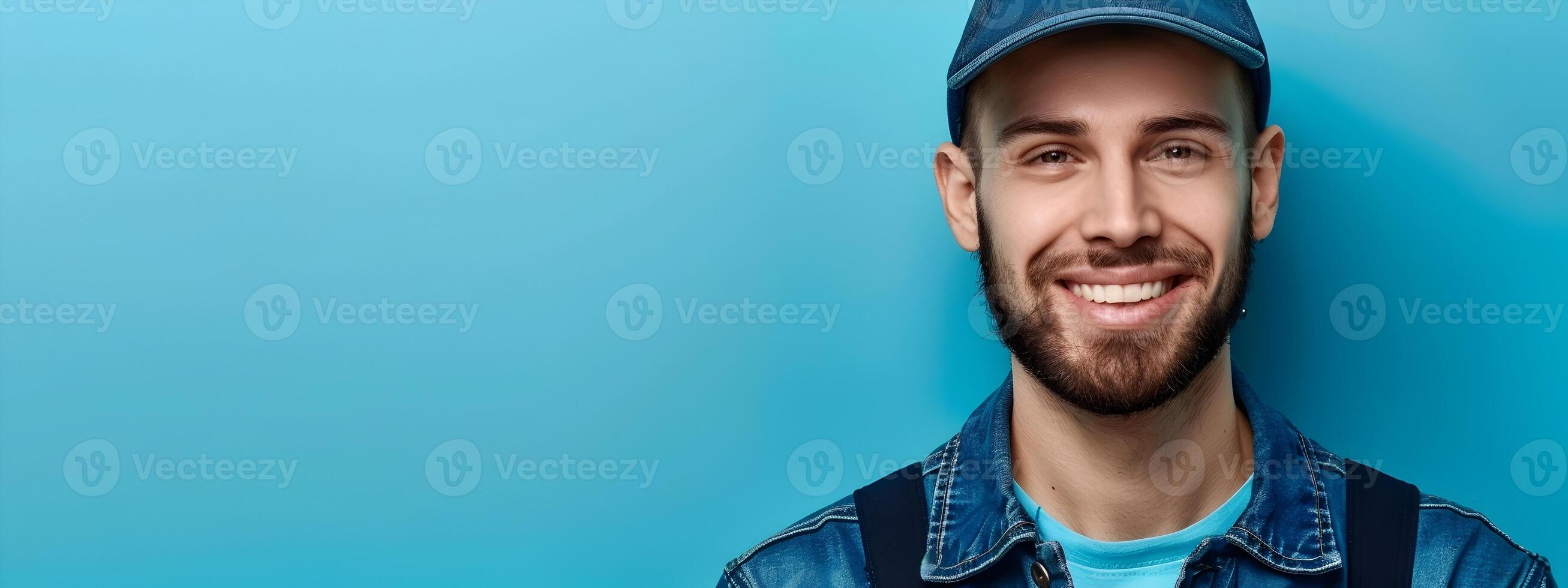 Young Locksmiths Joyous Dedication A Colorful Portrait of Career Fulfillment photo
