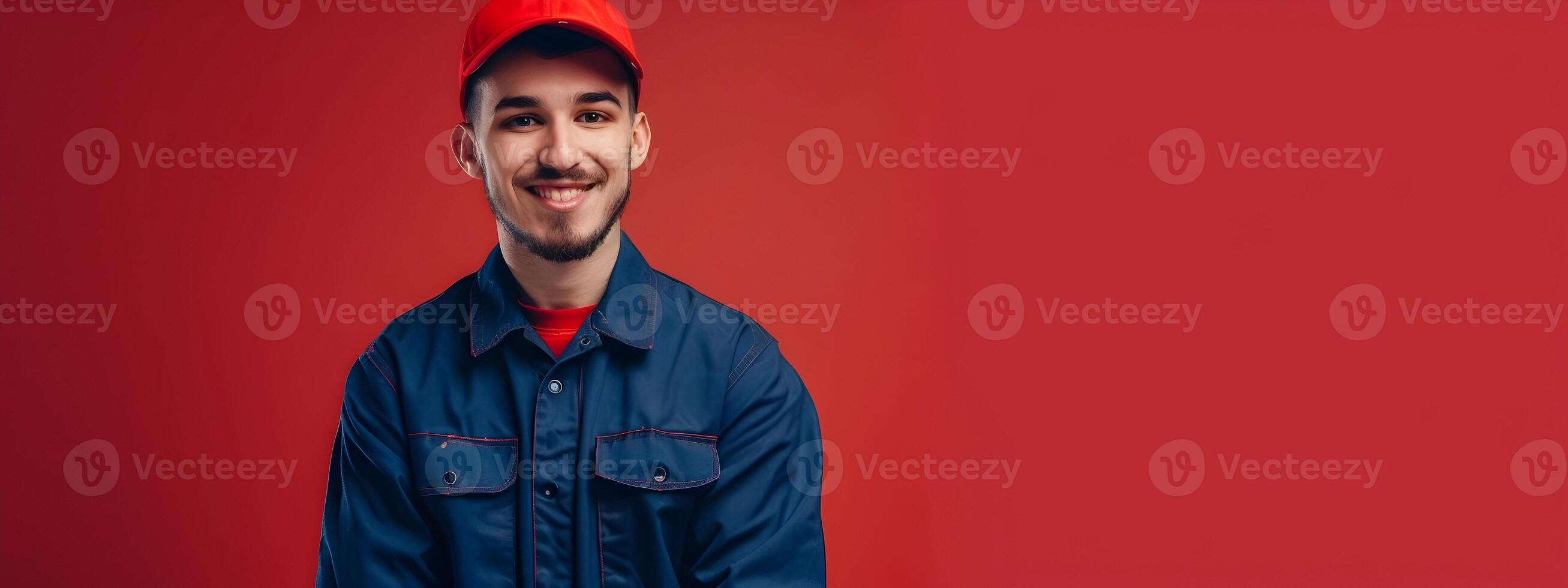 Young Mechanics Contagious Smile Reflects Passion and Pride in Craft photo