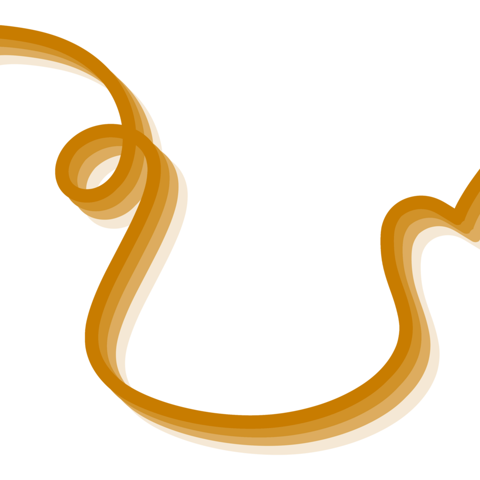 Simple multicolored layered lines.Oeganic boobles shape. png