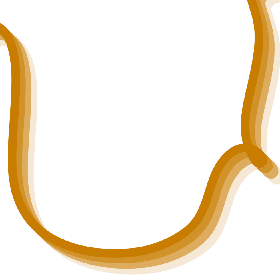 Simple multicolored layered lines.Oeganic boobles shape. png