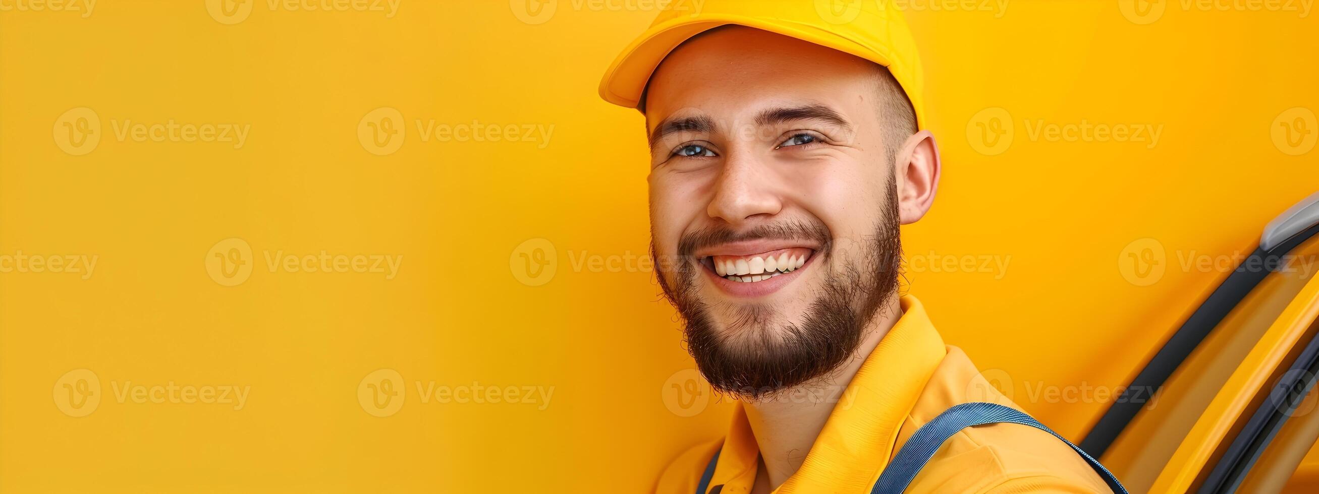 Dedicated Parking Attendant Exemplifies Professionalism with a Warm Smile photo