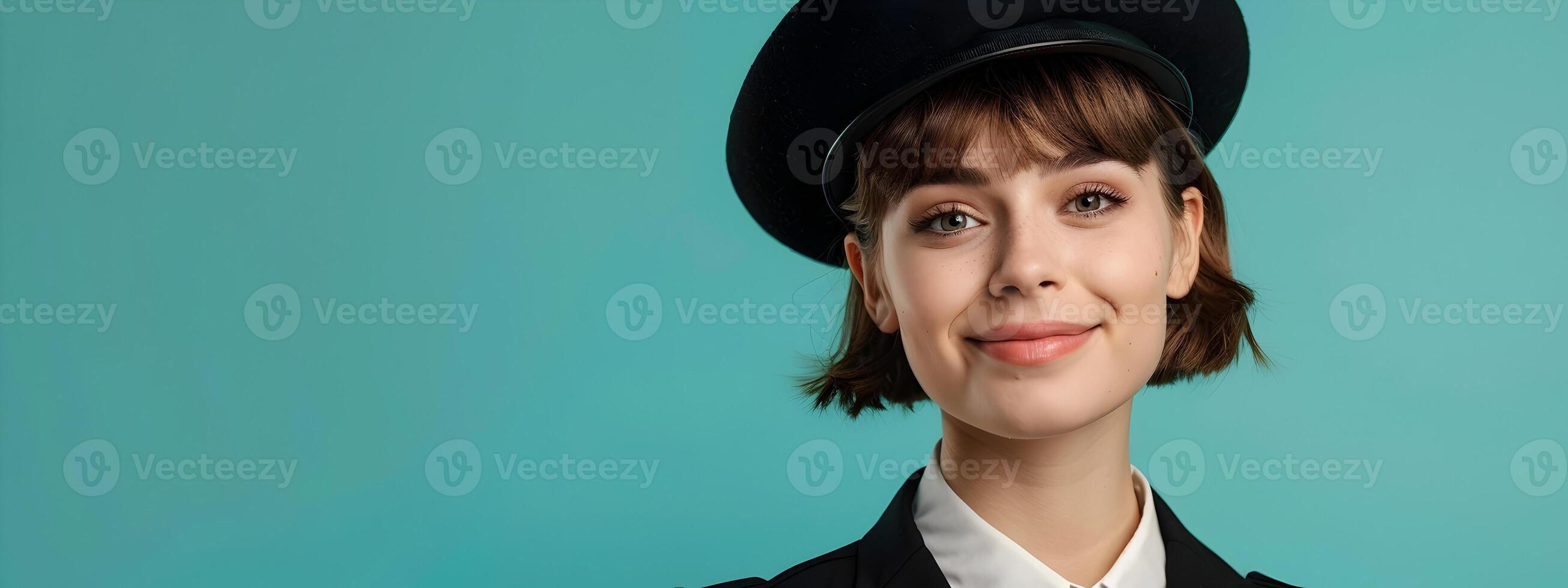 Cheerful Funeral Attendant Working with Dignity and Compassion During Memorial Service photo