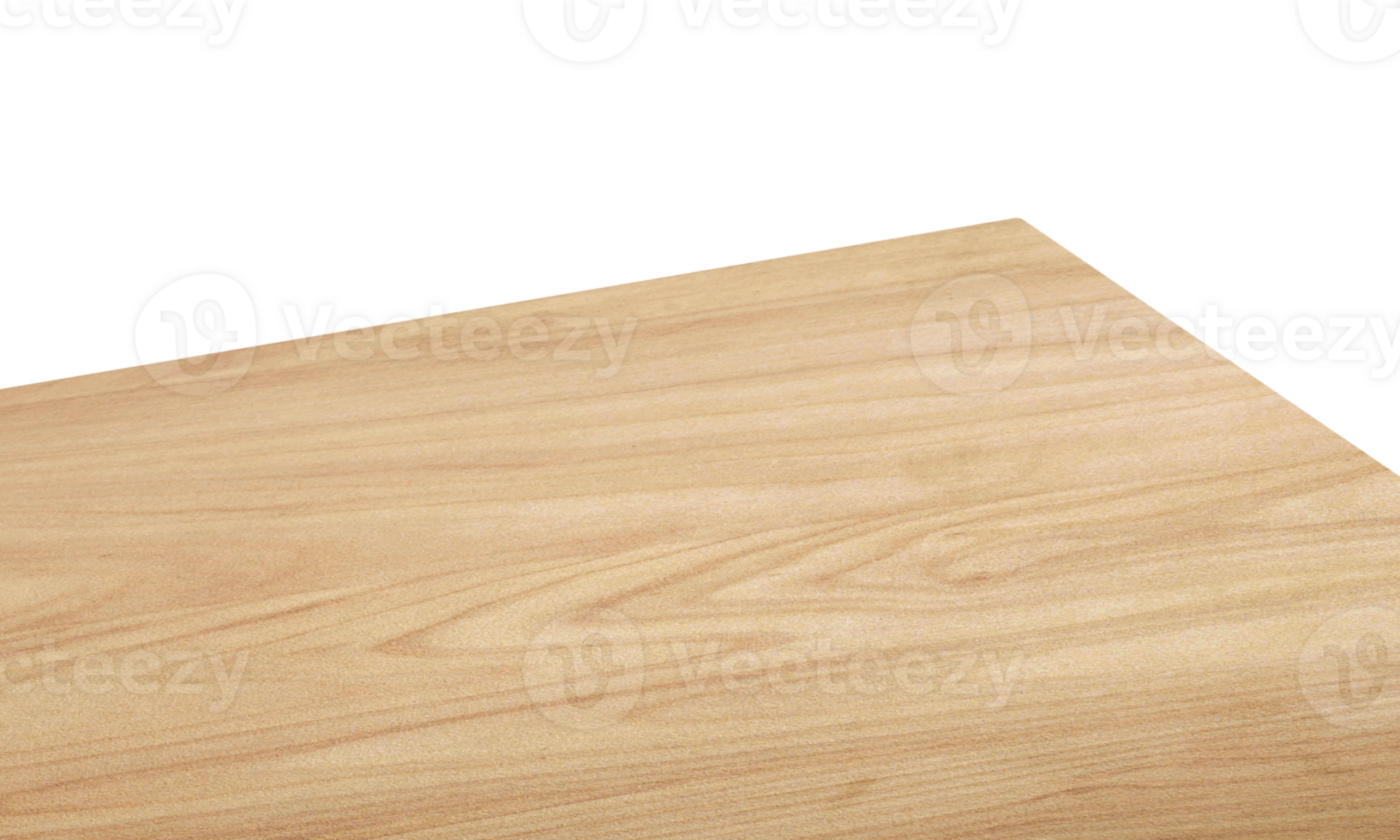 View of wood or wooden table top corner transparent png