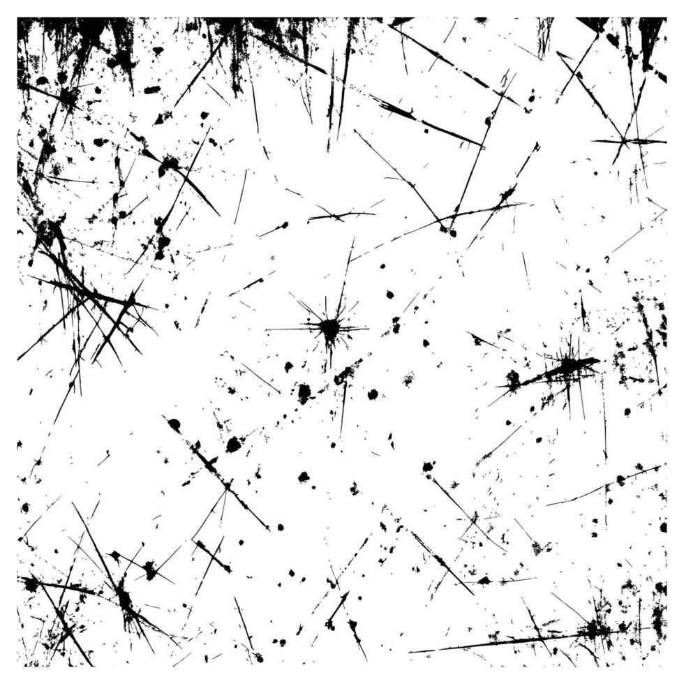 Abstract Grunge Ink Splatter Scratched Illustration vector