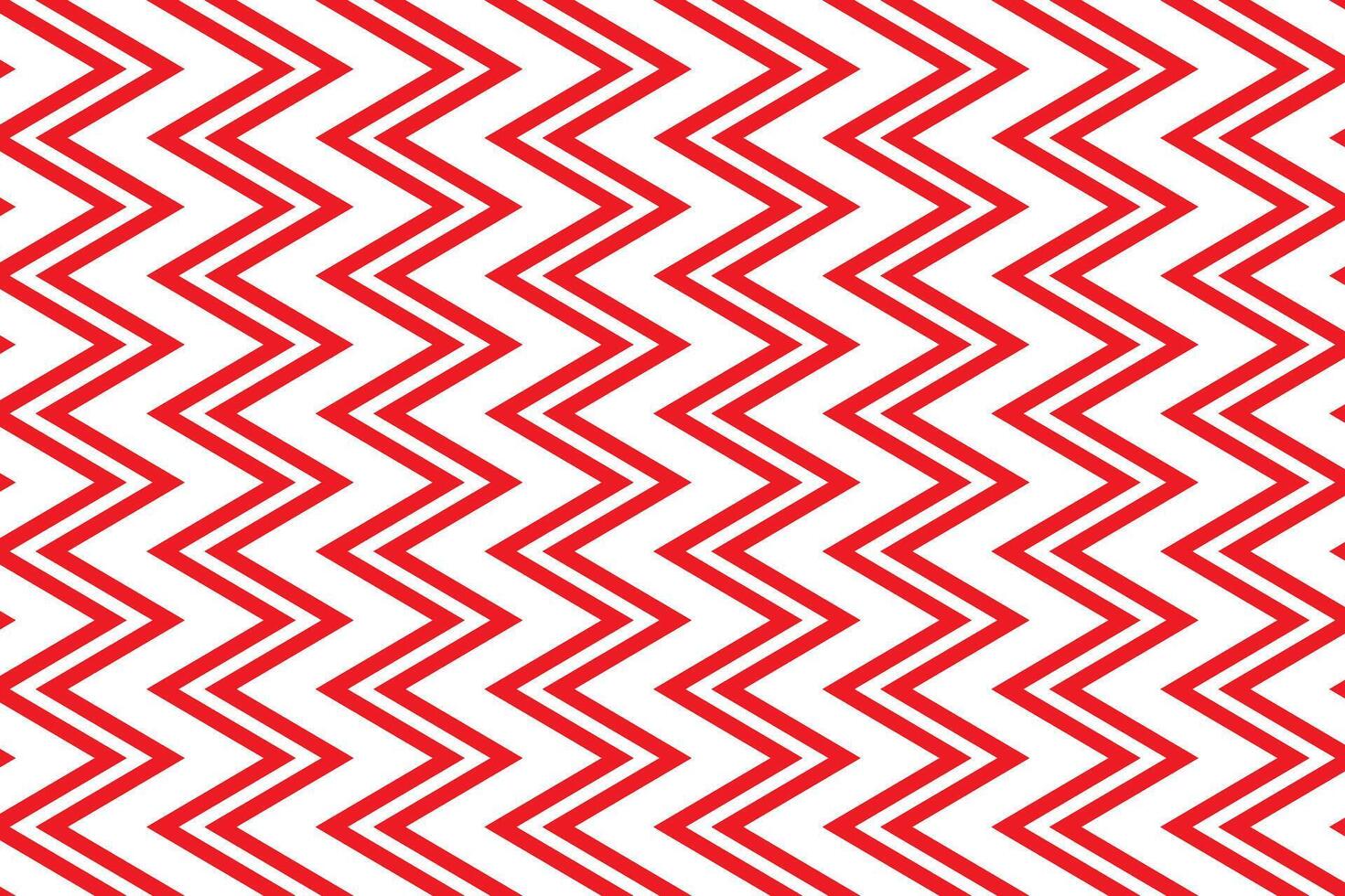A red and white chevron pattern vector