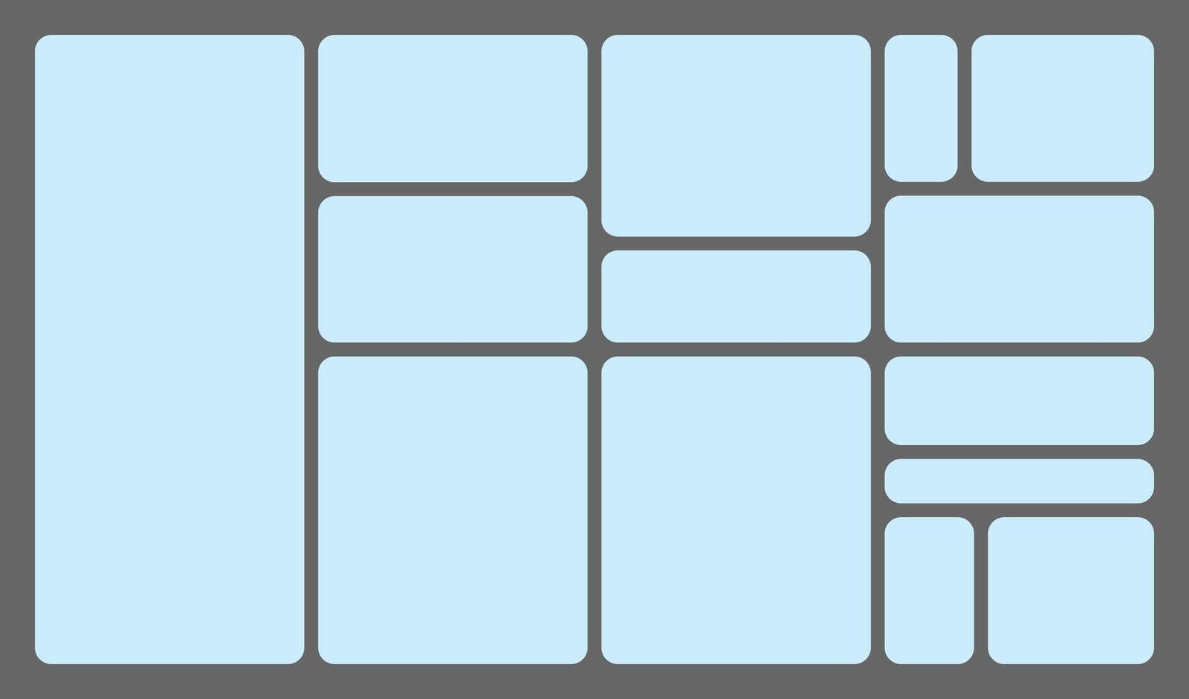 A blue square with a square in the middle vector