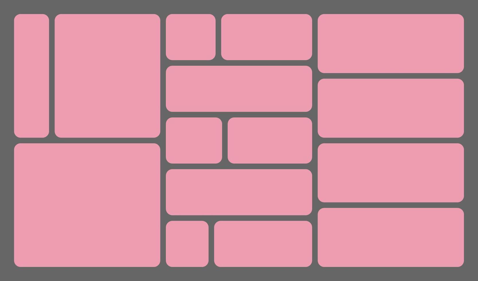 A pink square pattern on a gray background vector