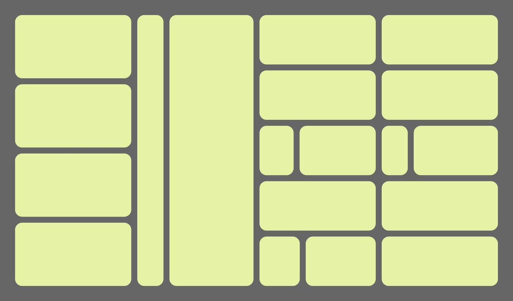 A square grid with a few squares on it vector