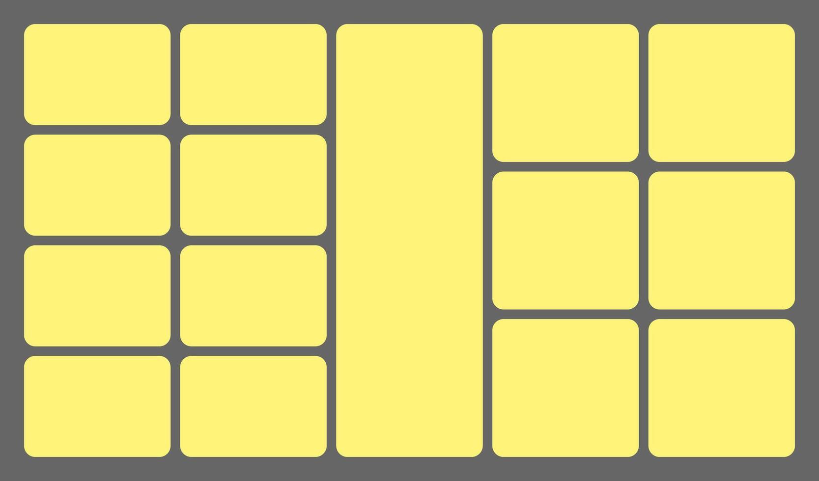 A yellow square with a square in the middle vector