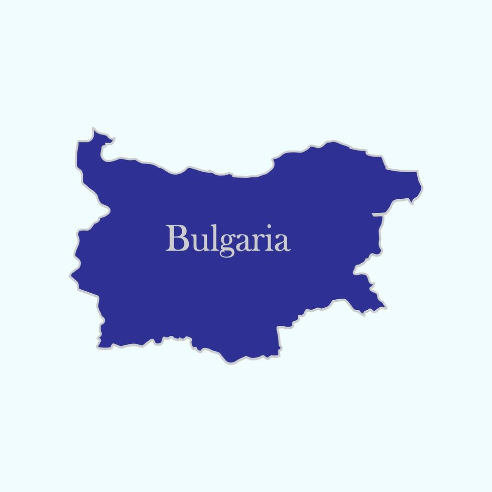 Bulgaria country map icon vectors