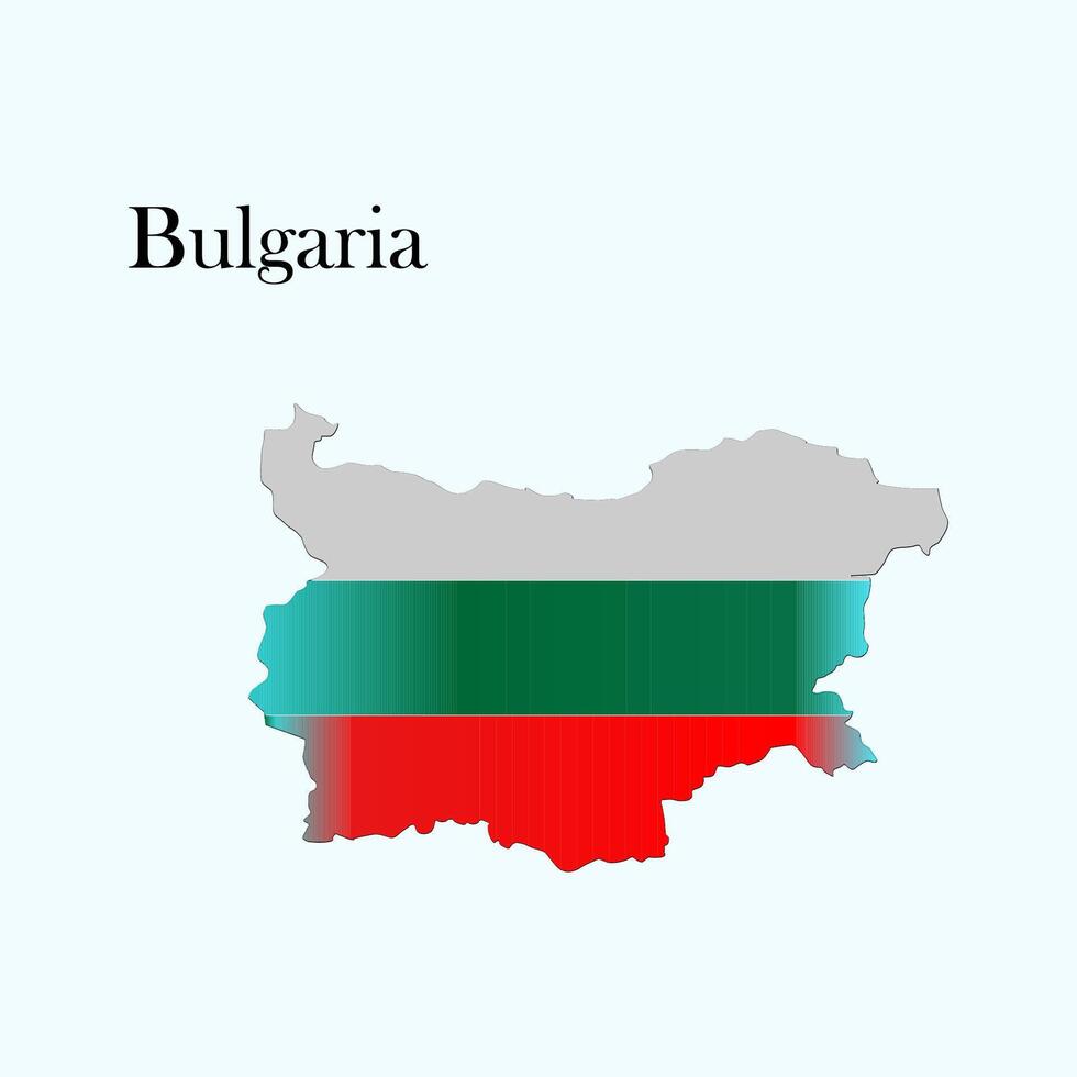 Bulgaria country map icon vector