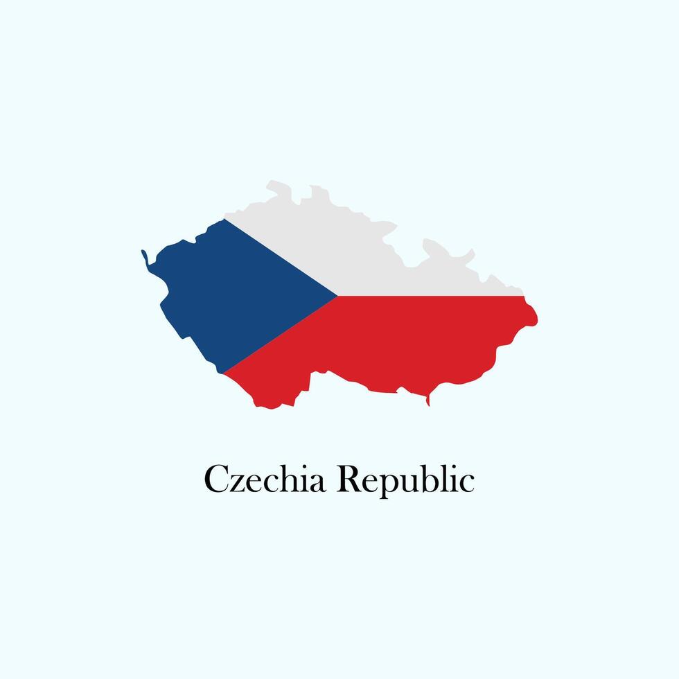 COUNTRY MAP OF THE CZECH REPUBLIC vector