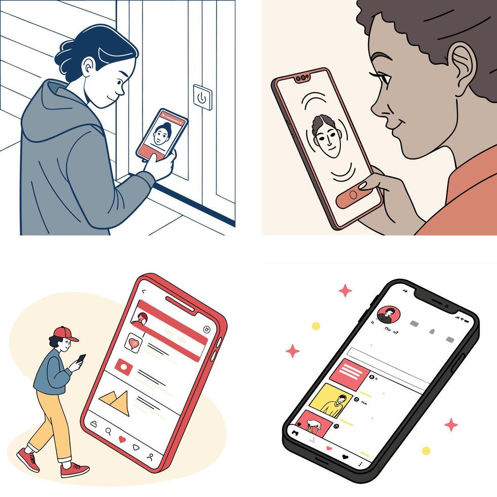 Mobile Phone Accessories vector