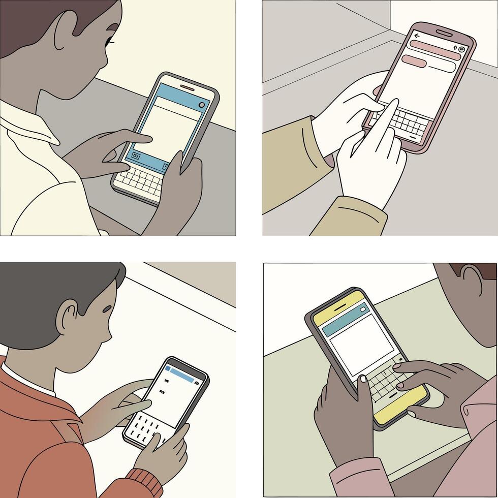 Mobile Phone Concepts vector