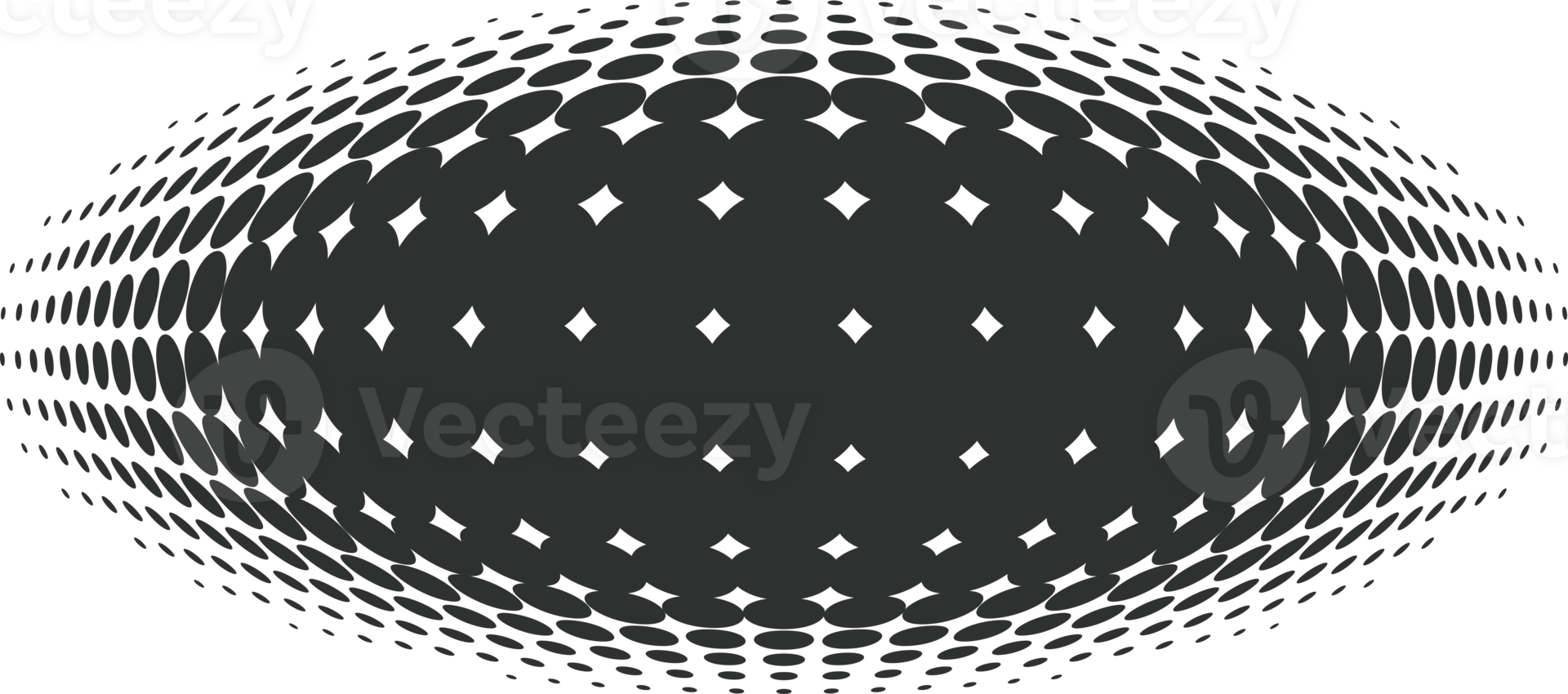 Dotted shape. Abstract gradient element. Halftone wavy geometric line with gradation texture. Curved dynamic element png