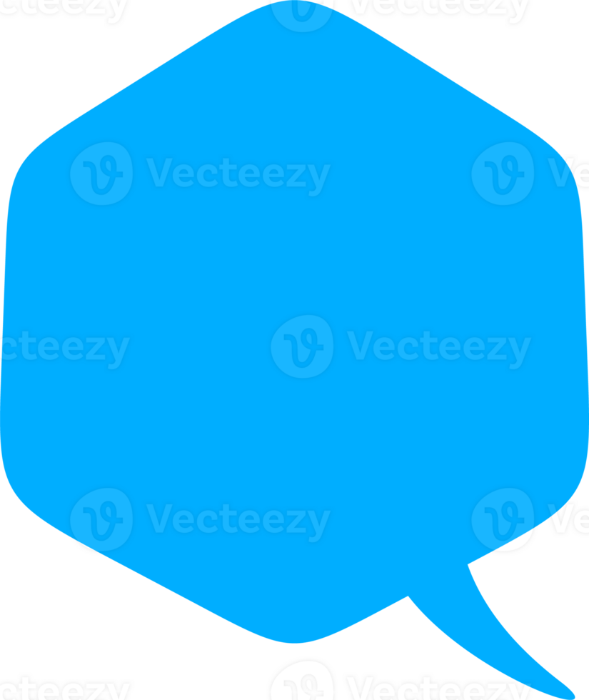 Text talk balloon. Speech bubble cloud for dialog. Geometric comic cloud box for message. Frame shape for comment. png