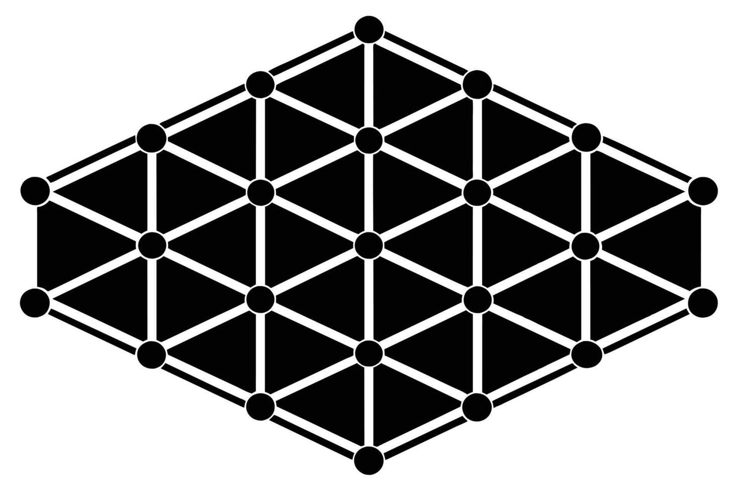 Abstract geometric pattern design in Adobe Illustrator. vector