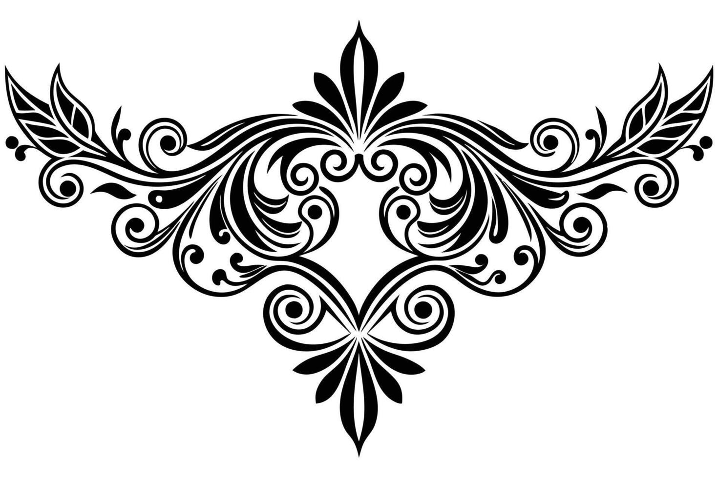 A Floral Design Graphic for Decorative vector