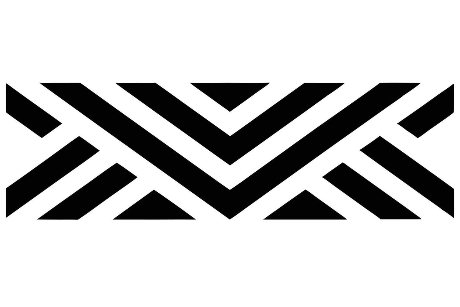 Abstract black and white chevron pattern background. vector