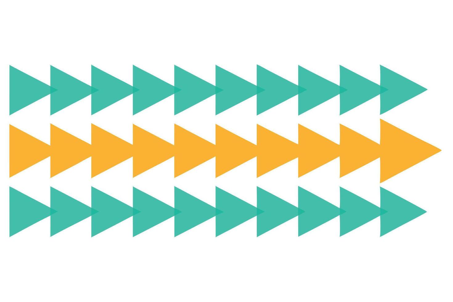 Geometric Arrow Pattern Seamless Repeat for Design vector