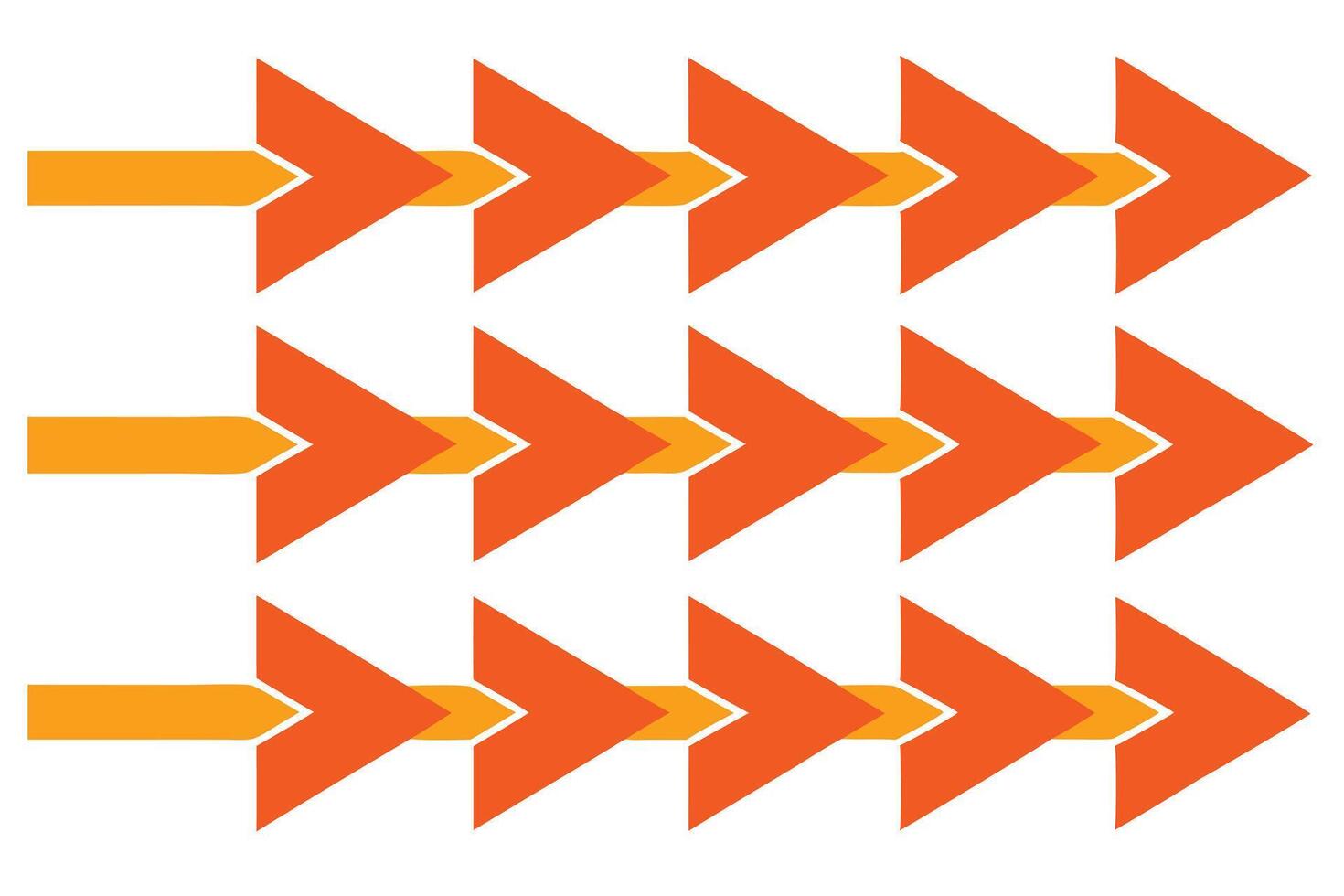 A Geometric Arrow Pattern Seamless Repeat for Design vector