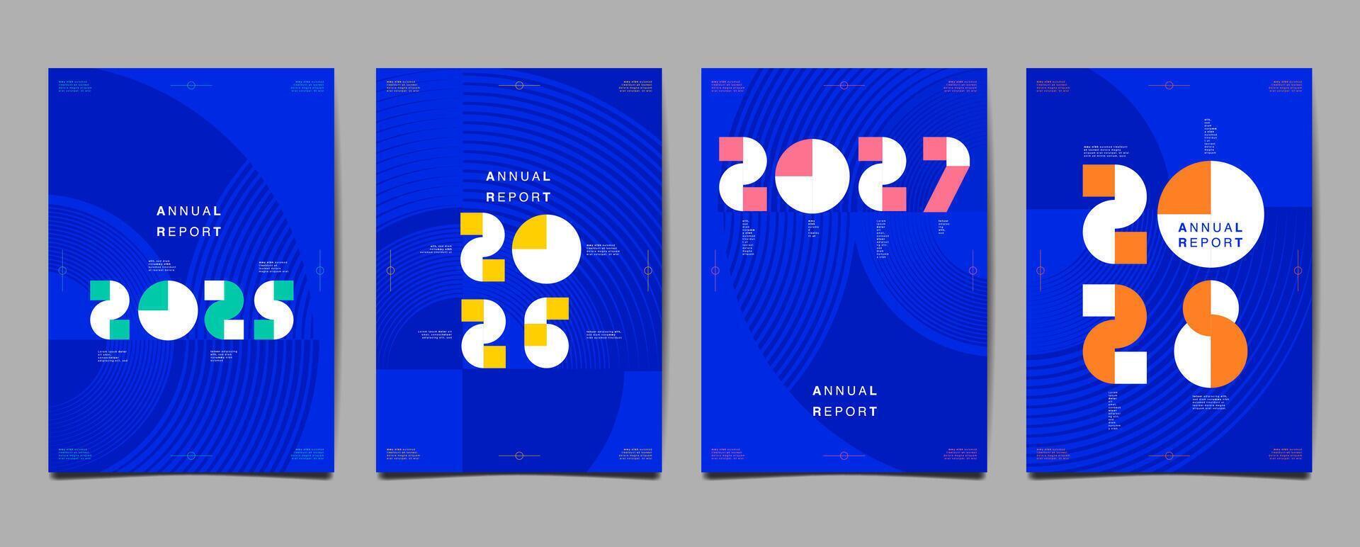 Annual Report, template layout design ,flat design background. vector