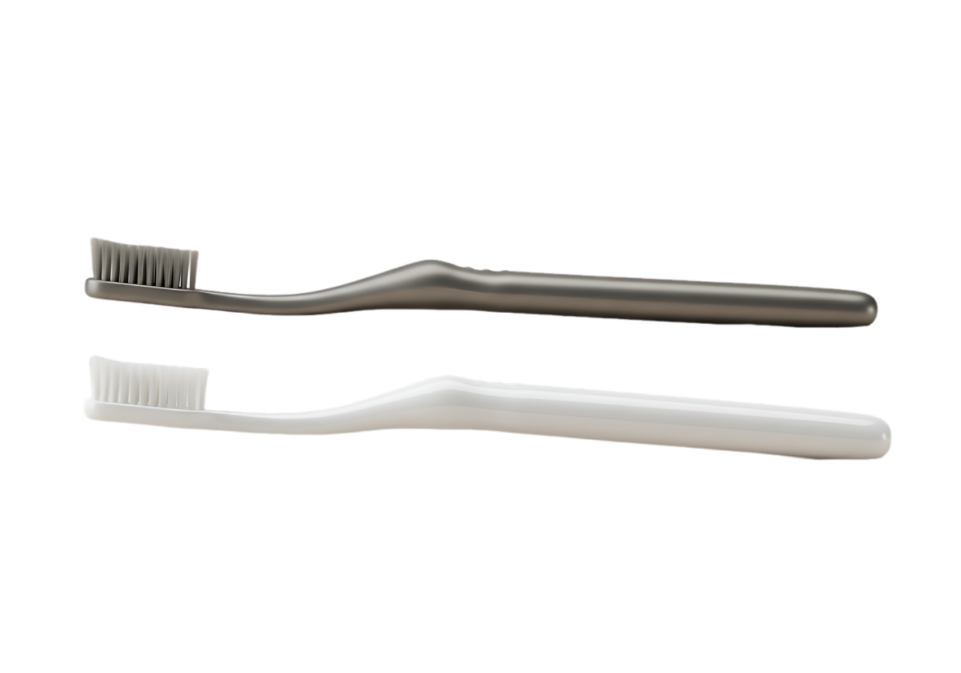 Two toothbrushes on a transparent background png