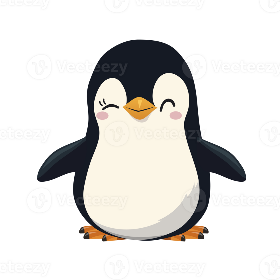 Cute penguin cartoon png