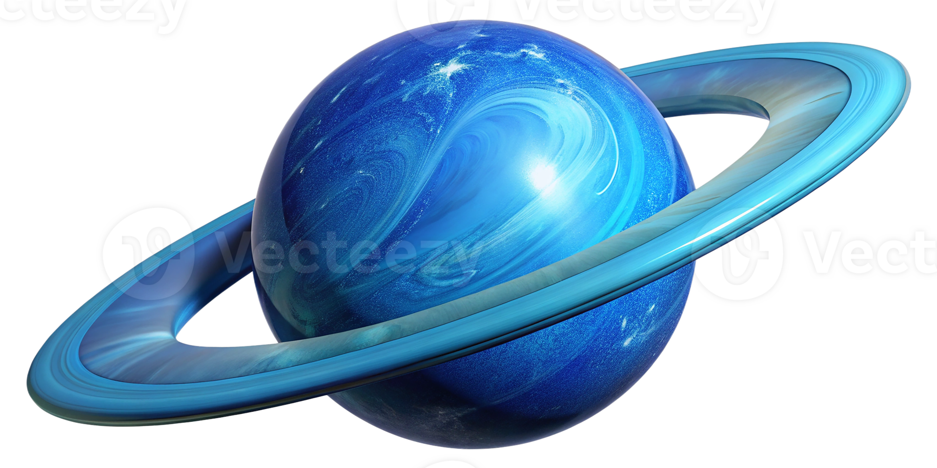 ring planet isolated on transparent png