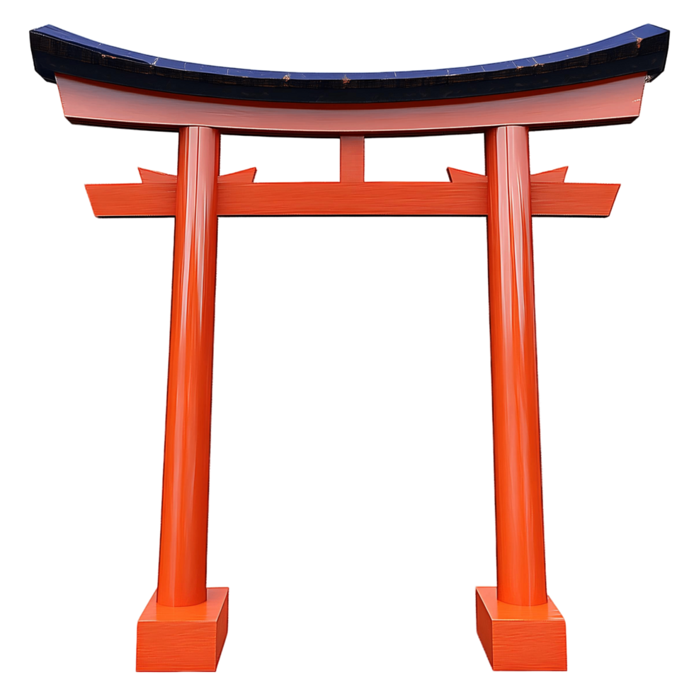 Elegant Japanese Torii Gate with Timeless Architectural Style png