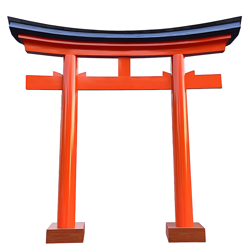 Iconic Japanese Torii Gate Representing Spiritual Tradition png
