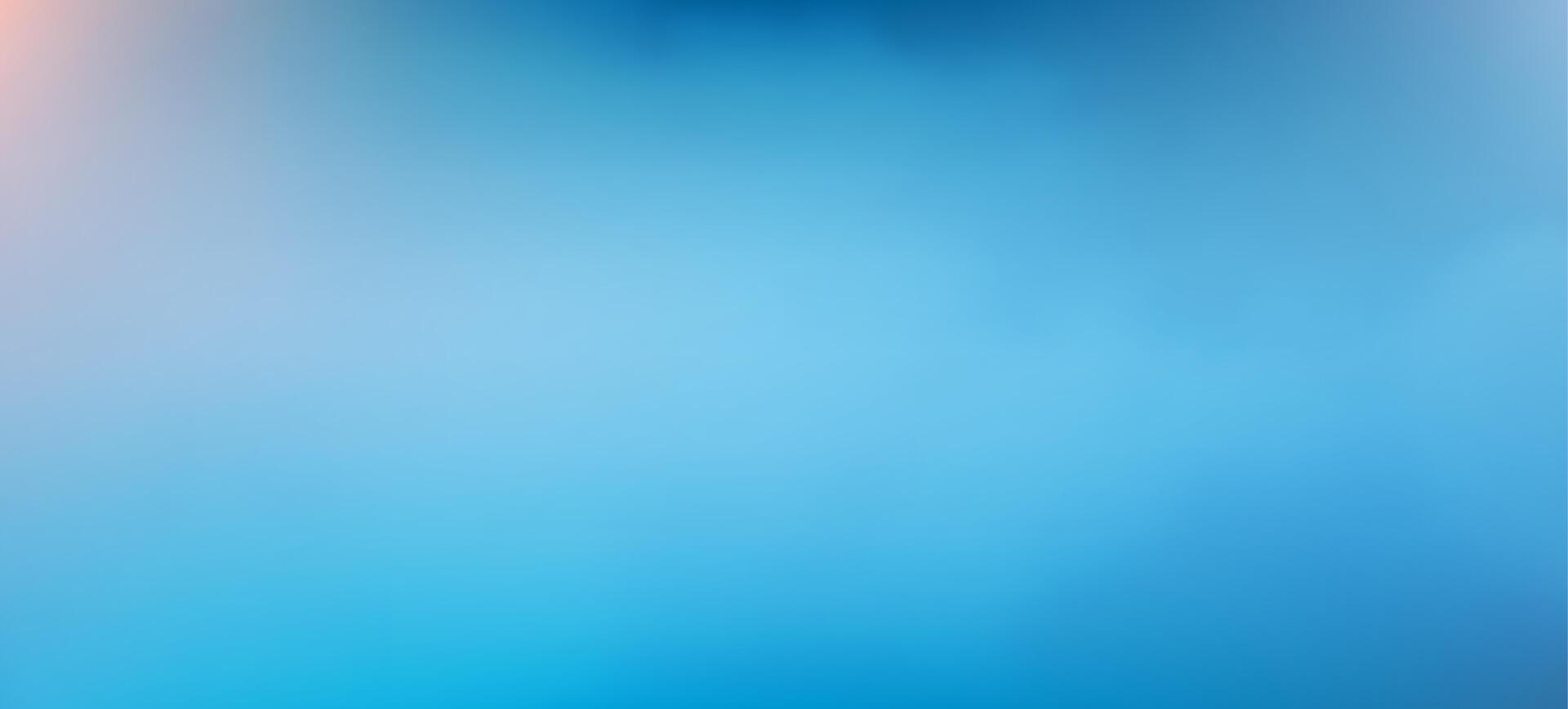 Modern blue gradient with clouds. Header banner. Bright abstract presentation backdrop. illustration vector