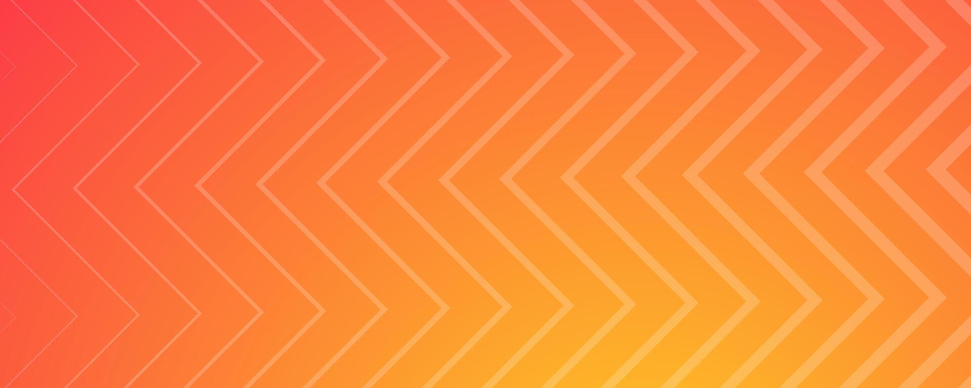 Modern orange gradient with lines. Header banner. Bright geometric abstract presentation backdrops. illustration vector