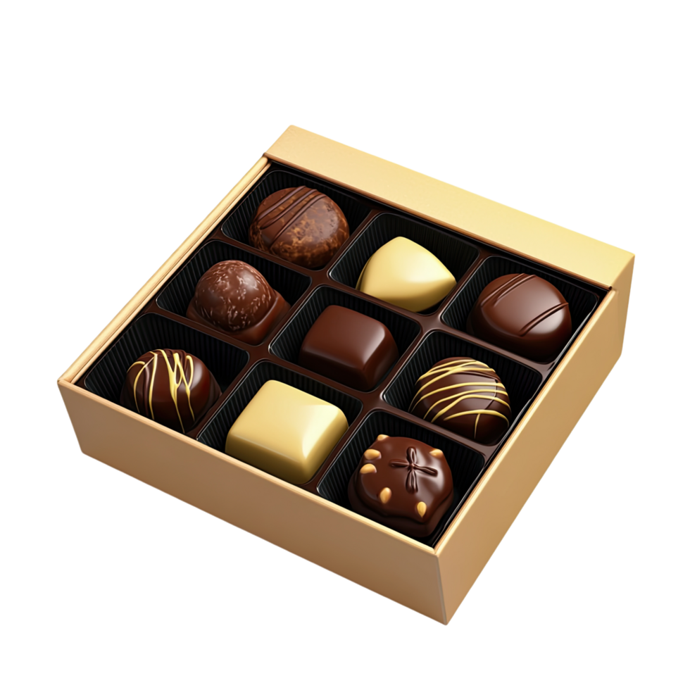 chocolates in a box png