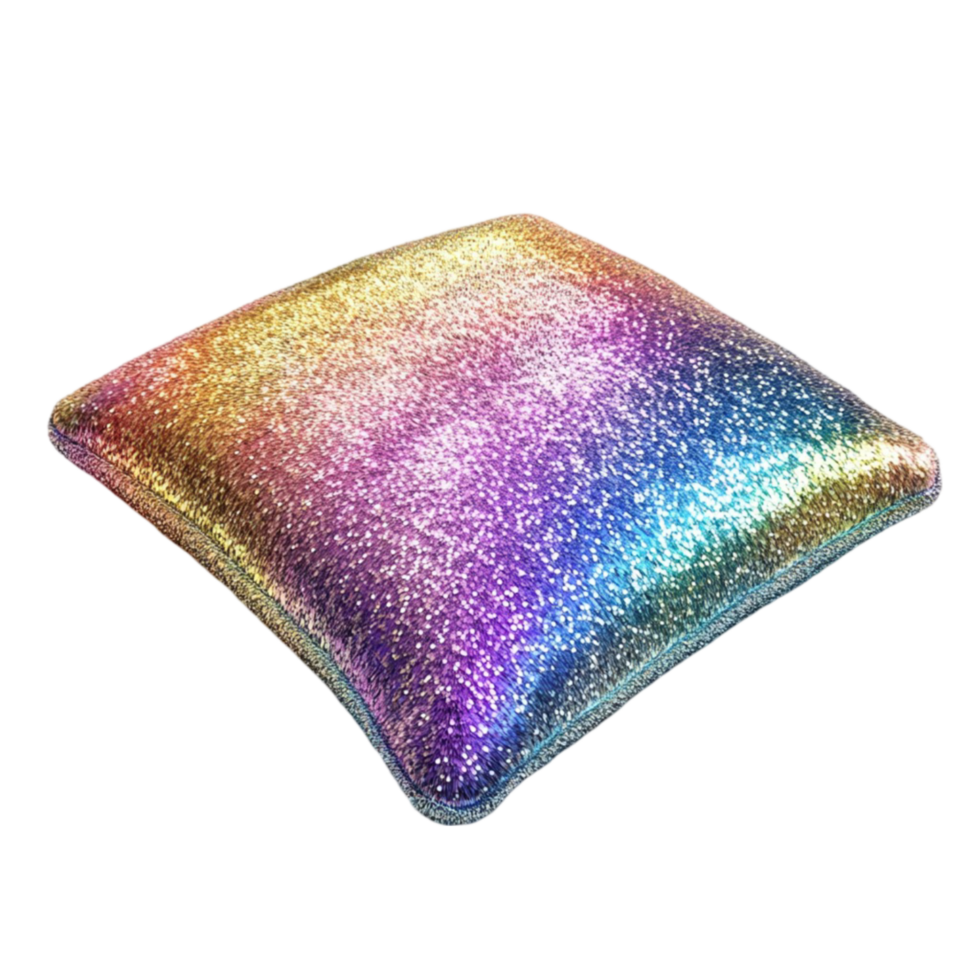 Shiny Multicolored Pillow png