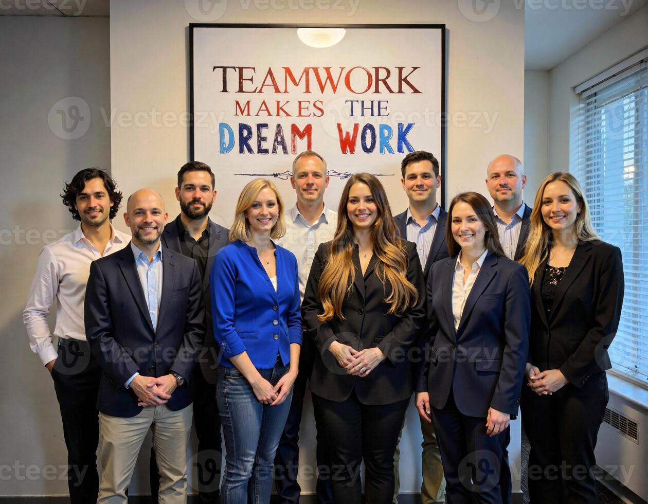 Teamwork makes the dream work photo