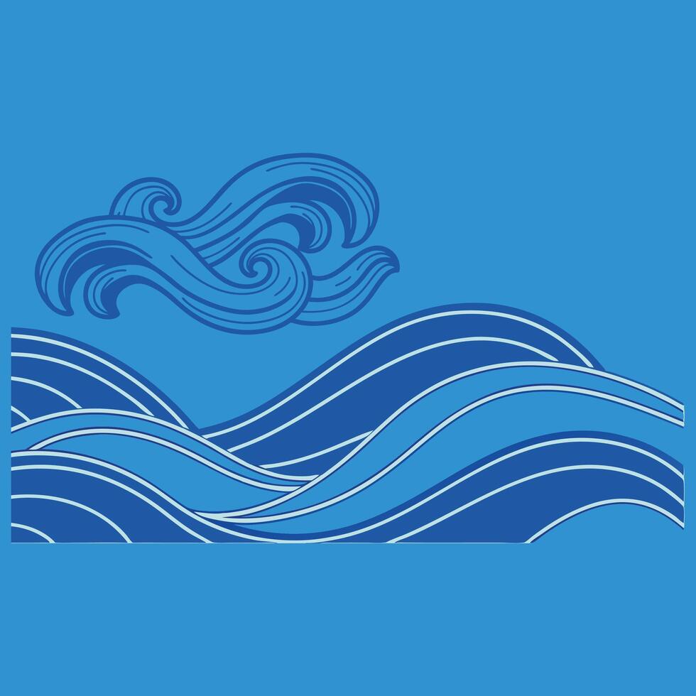 Modern Abstract Wave Background Perfect for Brochures Designs vector