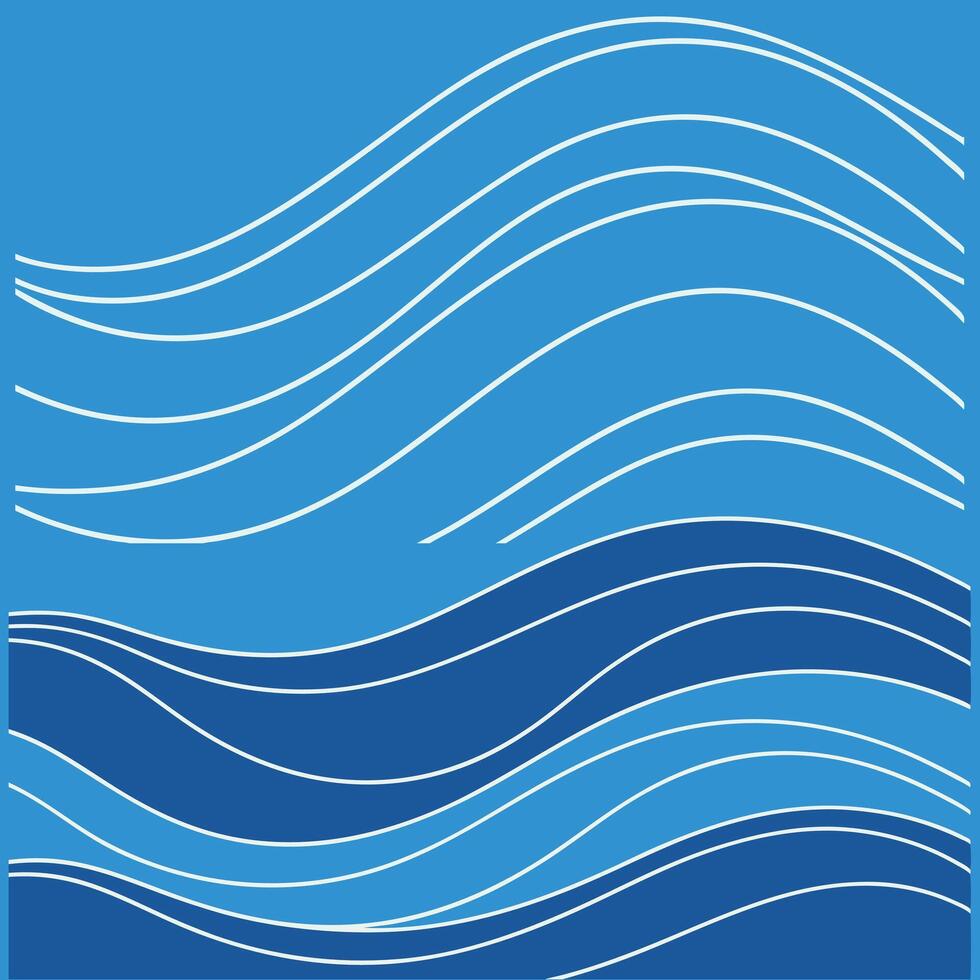 Abstract Wave Background . vector