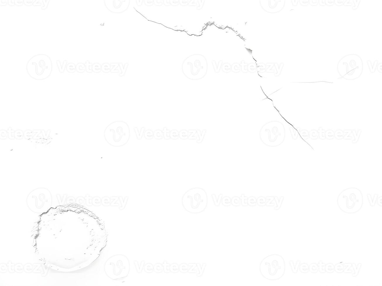 A white wall with a crack in it photo