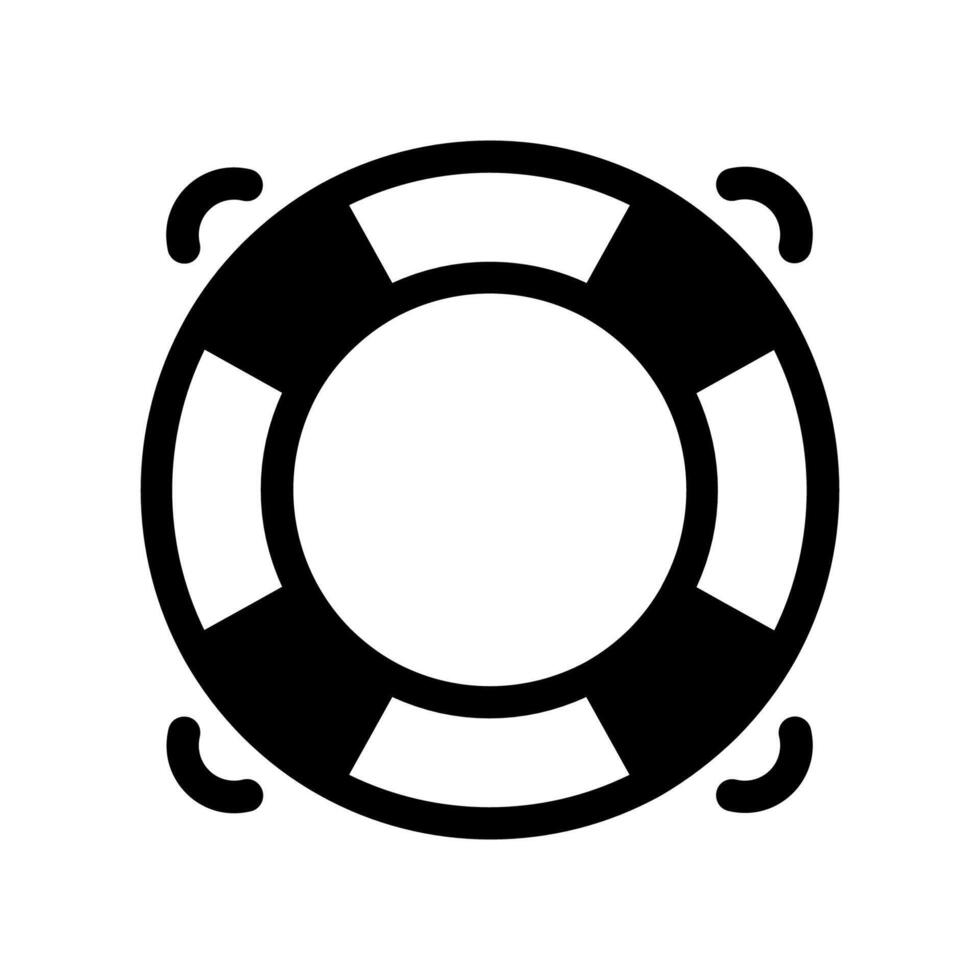 A simple icon that symbolizes lifeline vector