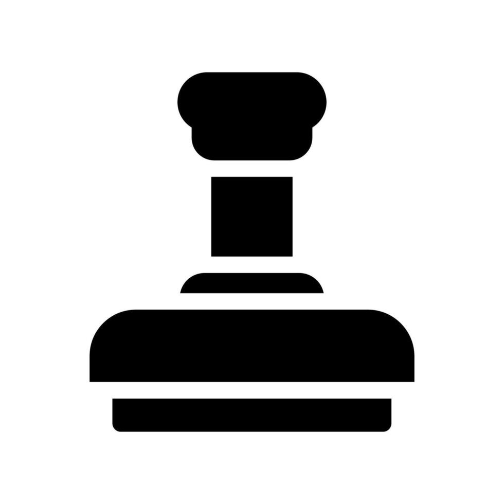 A simple icon that symbolizes stamp vector