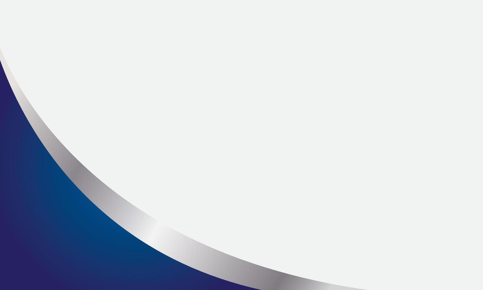 White background with abstract blue and gray curves in the corners vector
