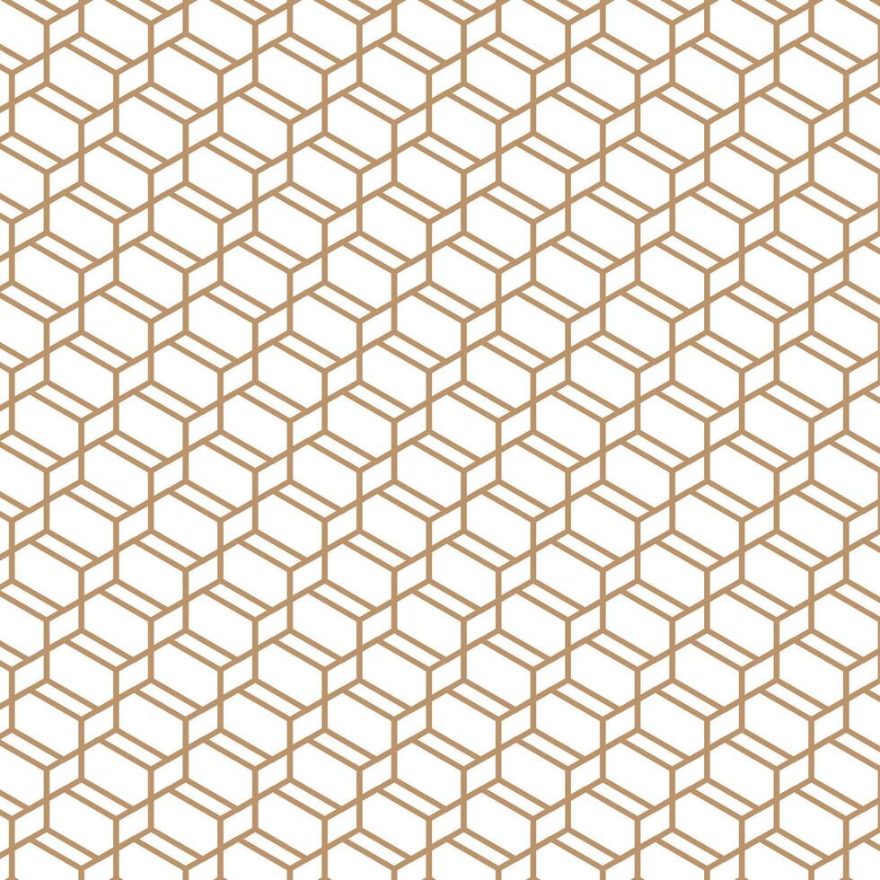 Trendy Creative Geometric Cube Seamless Pattern vector