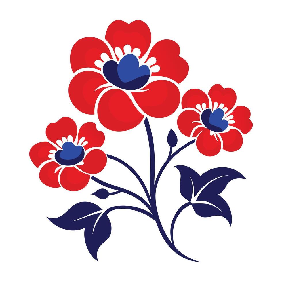 the logo for the united kingdom is red, white and blue vector